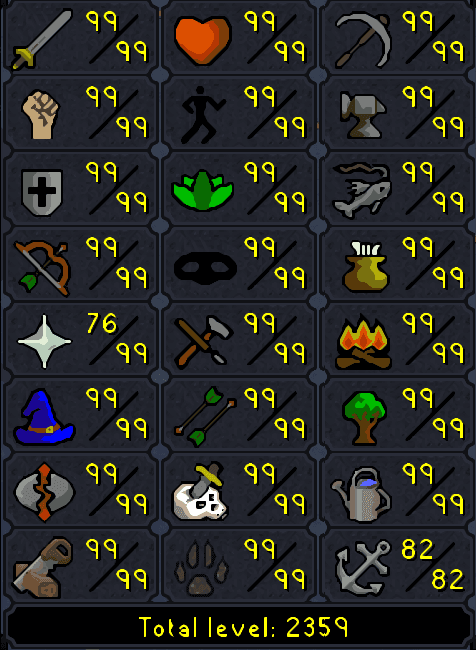 ⭐️Ex Max Cape | 2278 Total | 273 QP | Rare Display Name | Achievement Diary Cape | Fire Max Cape | SOTE | MM2 | DT2 | Void | 99 Slayer | 99 Runecrafting | Main